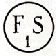 Indicatif de bureaux supplémentaire de quartier de Paris, lettre suivie de S et d'un numéro d'ordre (13 à 14 mm / 3 à 4 mm / 4 à 5 mm) /