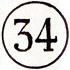 Indicatif numérique du bureau d'arrondissement de Paris  (11,5 à 13 mm /  6 à 7 mm)