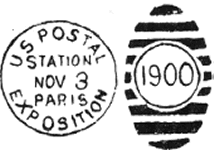 Exposition Universelle de 1900 - Bureau américain /