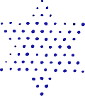 Étoile muette bleue /