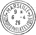 Congrès philatélique - Marseille /