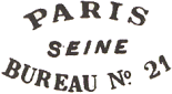 Oblitérations du jour de l'an - Griffes diverses /