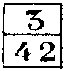 Indicatif rectangulaire des facteurs /