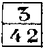 Indicatif rectangulaire des facteurs / 