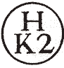 Indicatif inversé du chef lieux de direction HK2 /