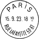 Les timbres à date des oblitérations mécaniques - Krag 1923