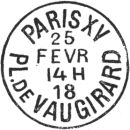 Les timbres à date des oblitérations mécaniques - Krag 1907