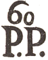 Marque avec numéro de département 60 et mention P.P. en dessous /