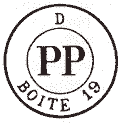 Indicatif des boitiers des bureaux de quartier de 1841 / 