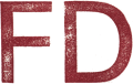Marque linéaire avec lettres FD (Fausse destination) /