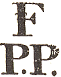 Lettres PP avec la lettre d un bureau de quartier /