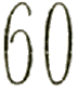 Marque linéaire avec mention : 60 /