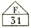 Marque accessoire avec mention : F. 31 /