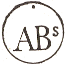 Marque circulaire avec mention ABs (ABONNEMENTS) /
