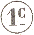Marque circulaire avec lettres C /