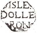 Marque circulaire avec mention : ISLE DOLLERON /