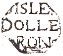 Marque circulaire avec mention : ISLE DOLLERON / 