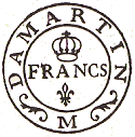 Marque de port payé de Damartin avec mention : DAMARTIN FRANCS