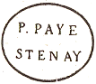 Marque de port payé de Stenay avec mention : P. PAYE STENAY /