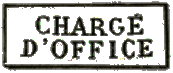 Marque encadrée avec mention : CHARGE D OFFICE /