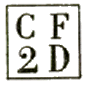 Marque encadrée CF numéro de 2 a 11 et D /