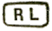 Marque encadrée RL (Rayon Limitrophe) /