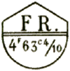 Marque avec mention : FR 4f 63c 4 10 / 