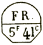 Marque avec mention : FR 5f 41c /