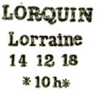 Marque linéaire provisoire avec nom de ville et de province /