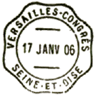 Marque ondules avec mention : VERSAILLES CONGRES / 