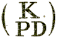 Petite Poste de Paris - Marque linéaire avec lettre K entre parenthèses et mention : PD (Port Du) /