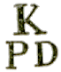 Petite Poste de Paris - Marque linéaire avec lettre K et mention PD (Port Du) /
