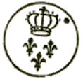 Petite Poste de Rouen - Marque circulaire couronne et lys /