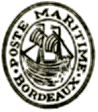 Marque avec mention : POSTE MARITIME BORDEAUX / 