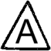 Triangle avec lettre A ou B /