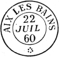 Timbres à date du comté de Savoie /