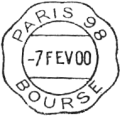 Timbres à date des bureaux télégraphiques /