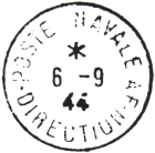 Timbre à date de la poste navale au type 04