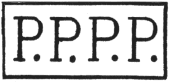 Marque encadrée avec mention P.P.P.P. (Port Payé en Passe Paris) /