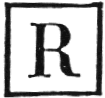 Marque encadrée des recommandés /