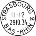 Les timbres à date des oblitérations mécaniques - Machine de provenance allemande /