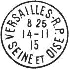 Timbre à date au type 04 ou A4 /