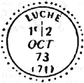 Timbre à date au type 23 /