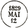 Timbre à date au type a