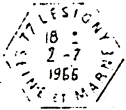 Timbre  date des recettes auxiliaires rurales au type E9