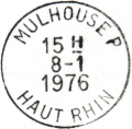 Les timbres à date des oblitérations mécaniques - Timbre à date avec département en lettres