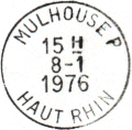 Les timbres à date des oblitérations mécaniques - Timbre à date avec département en lettres /