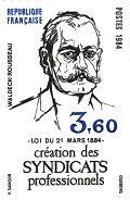 Waldeck Rousseau - création des syndicats professionnels