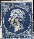 Losanges lettres romaines des ambulants