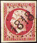 Les essais de losange gros chiffres de 1862 /